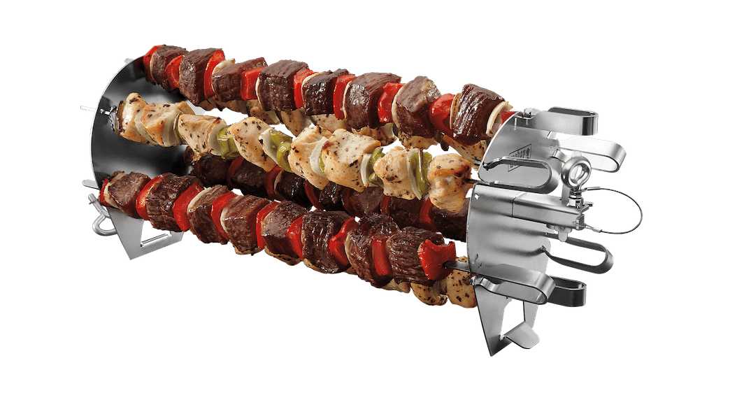 WEBER CRAFTED ROTISSERIE skewer set 40.64cm, 7685 - WEBER - Evelostore