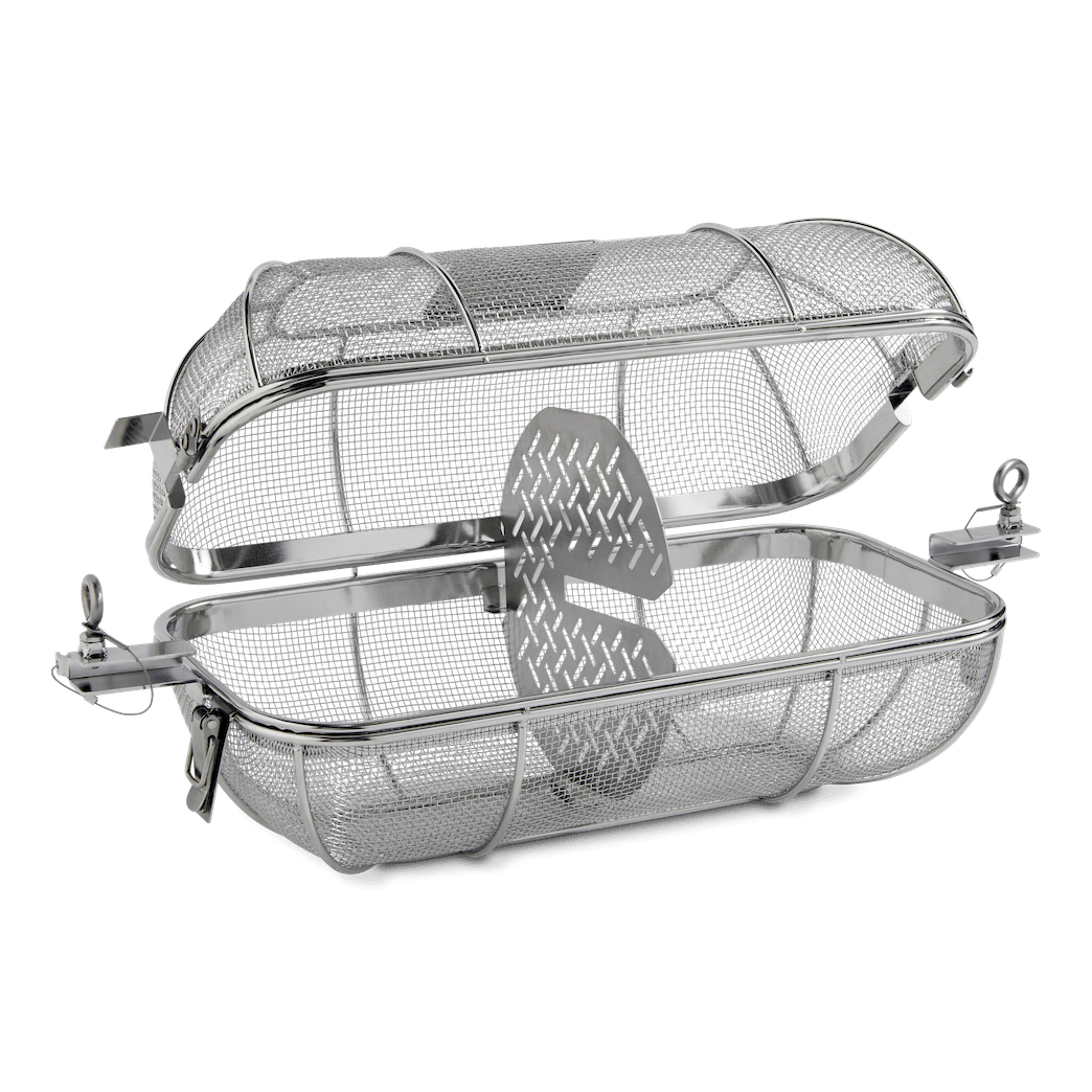 WEBER CRAFTED ROTISSERIE grilling basket 19x48x20cm, 7686 - WEBER - Evelostore