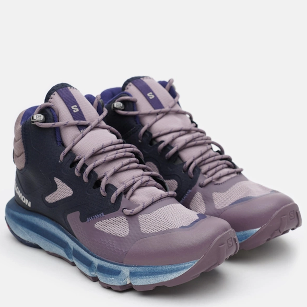 Bottes de randonnée SALOMON PREDICT HIKE MID GORE-TEX W - violet/bleu