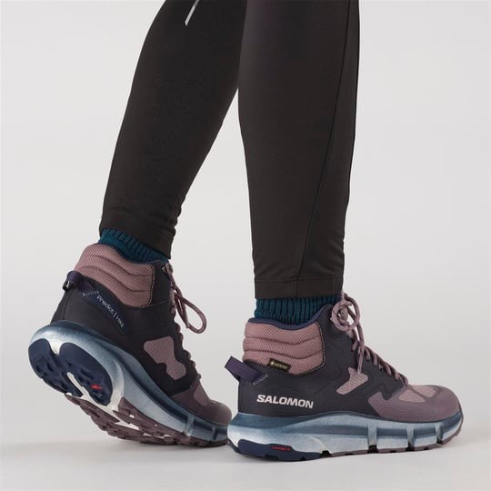 Bottes de randonnée SALOMON PREDICT HIKE MID GORE-TEX W - violet/bleu
