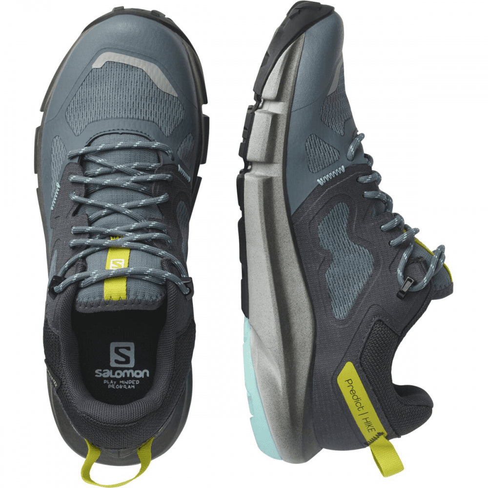 SALOMON PREDICT HIKE GTX W hiking footwear - grey blue - SALOMON - Evelostore