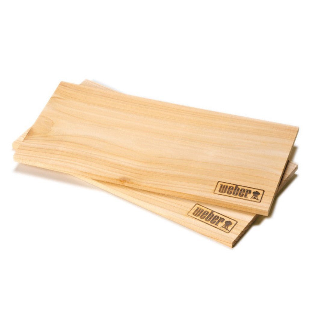 WEBER Western Red Cedar Wood Planks - small 15x30cm, 17522 - WEBER - Evelostore