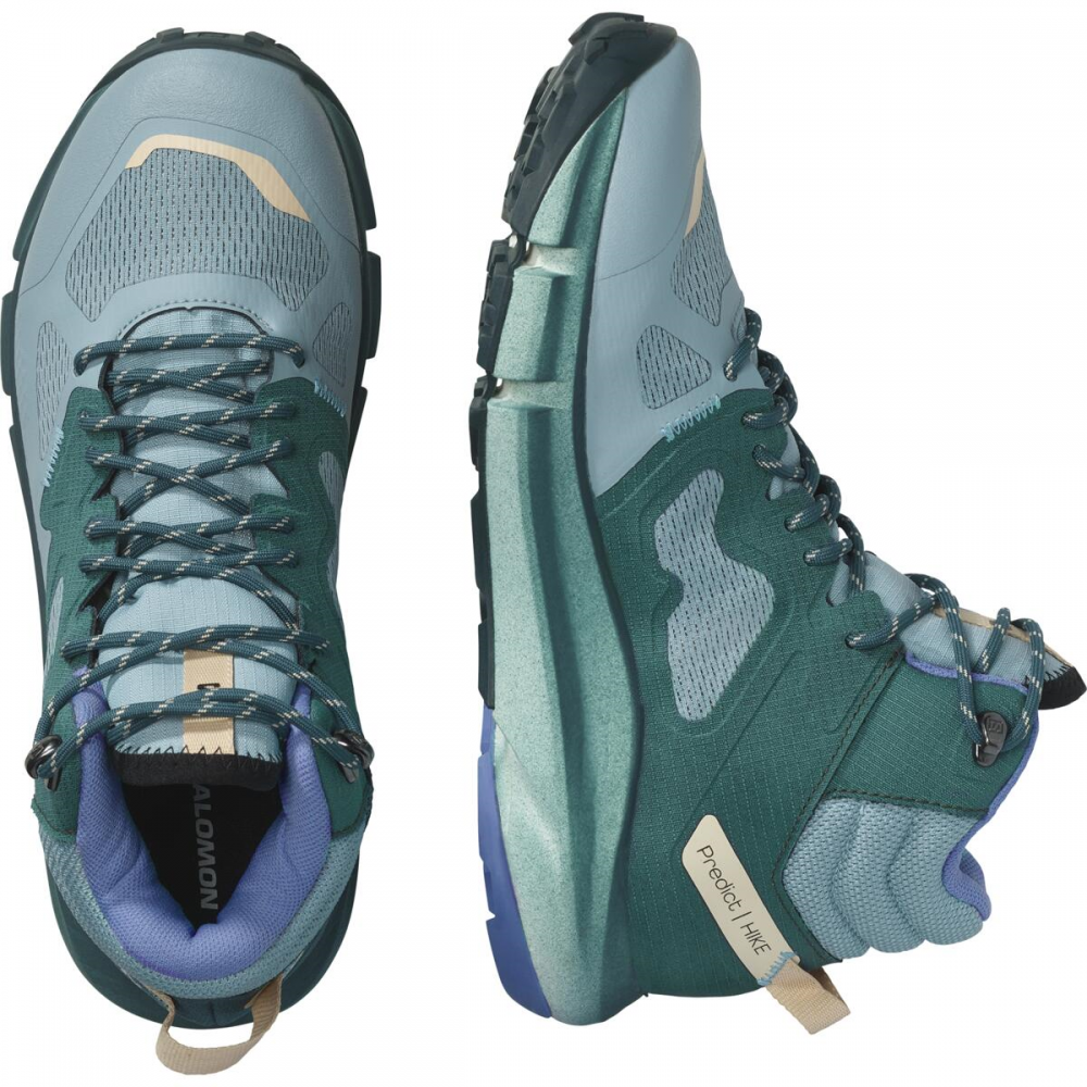 SALOMON PREDICT HIKE MID GORE-TEX W pārgājiena apavi - green/blue