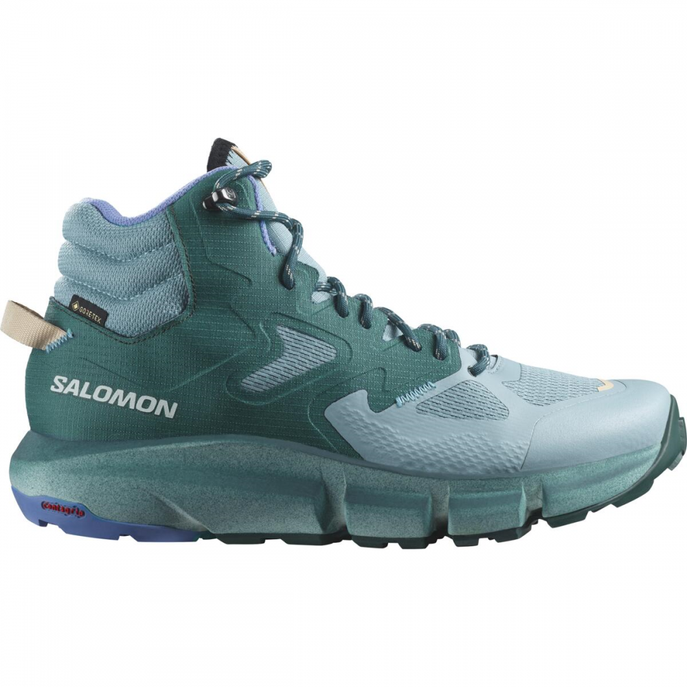 SALOMON PREDICT HIKE MID GORE-TEX W pārgājiena apavi - green/blue