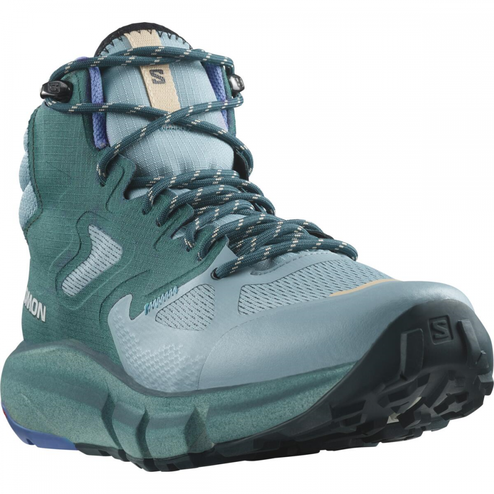 SALOMON PREDICT HIKE MID GORE-TEX W pārgājiena apavi - green/blue