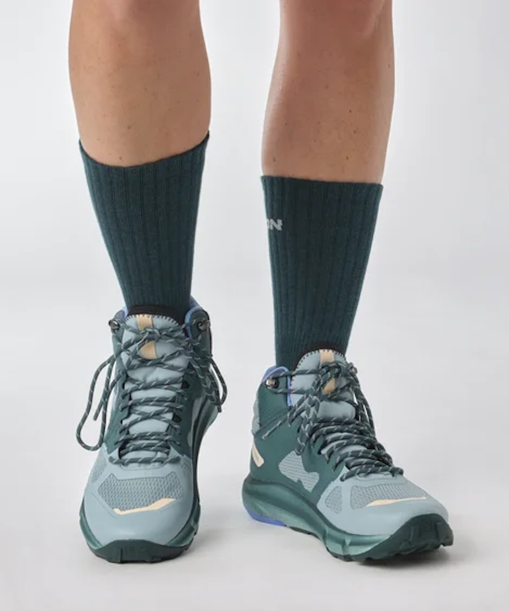 SALOMON PREDICT HIKE MID GORE-TEX W pārgājiena apavi - green/blue