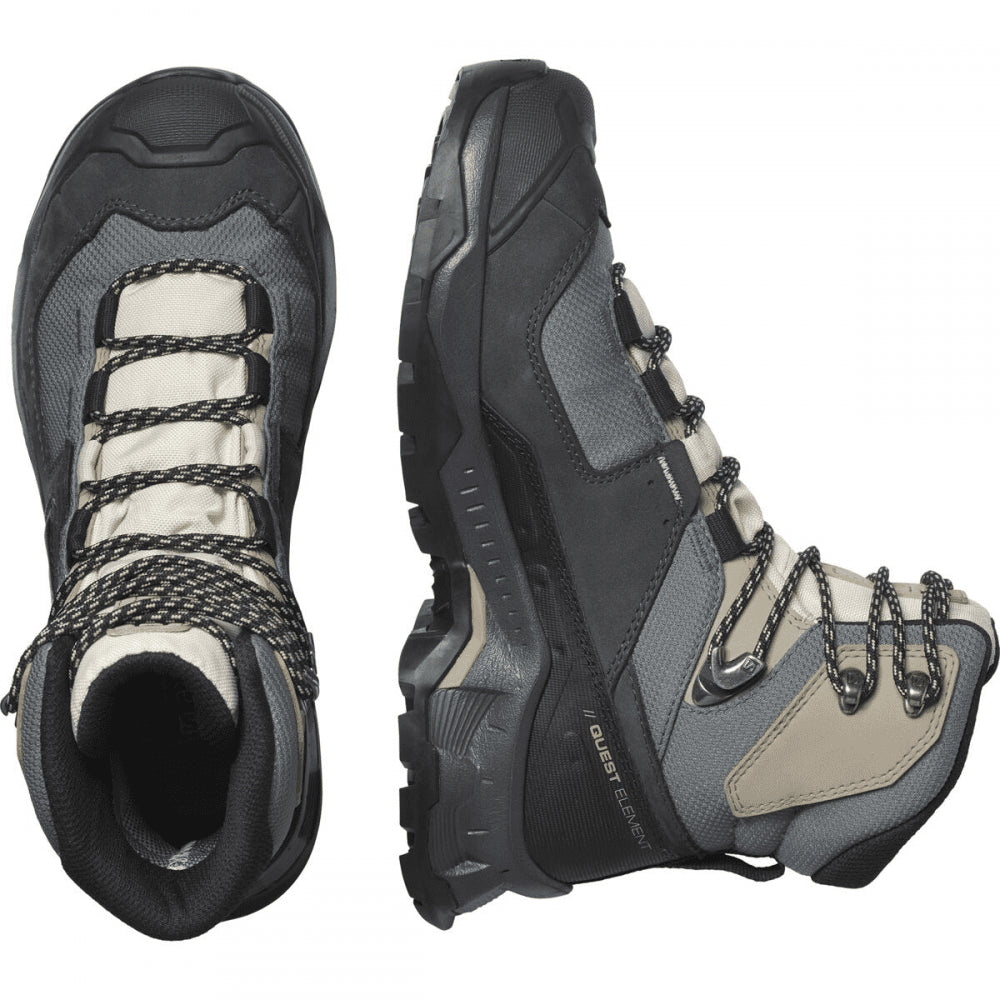 SALOMON QUEST ELEMENT GTX W LIGHT hiking footwear - blue brown - SALOMON - Evelostore