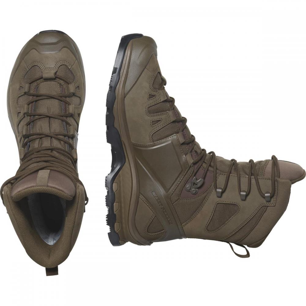 SALOMON QUEST 4D FORCES 2 HIGH GTX EN tactical footwear - earth brown