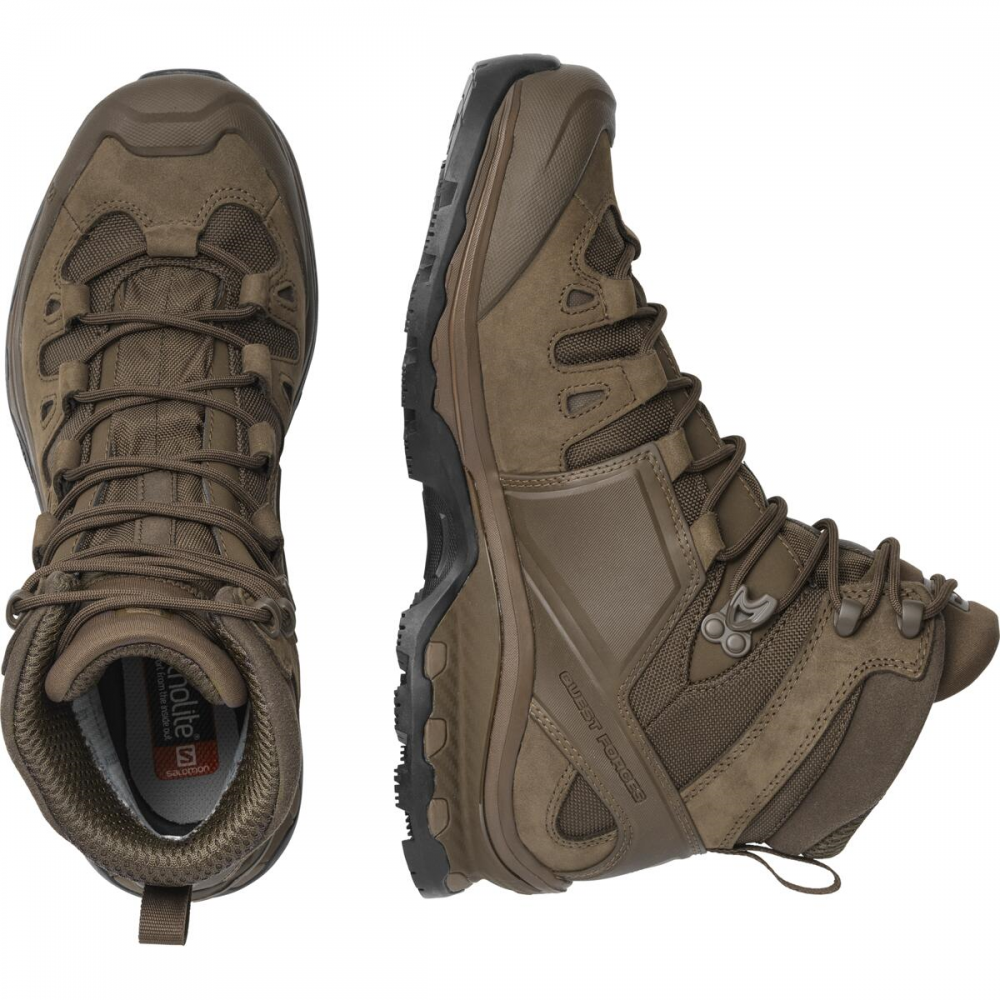SALOMON QUEST 4D FORCES 2 EN tactical footwear - earth brown