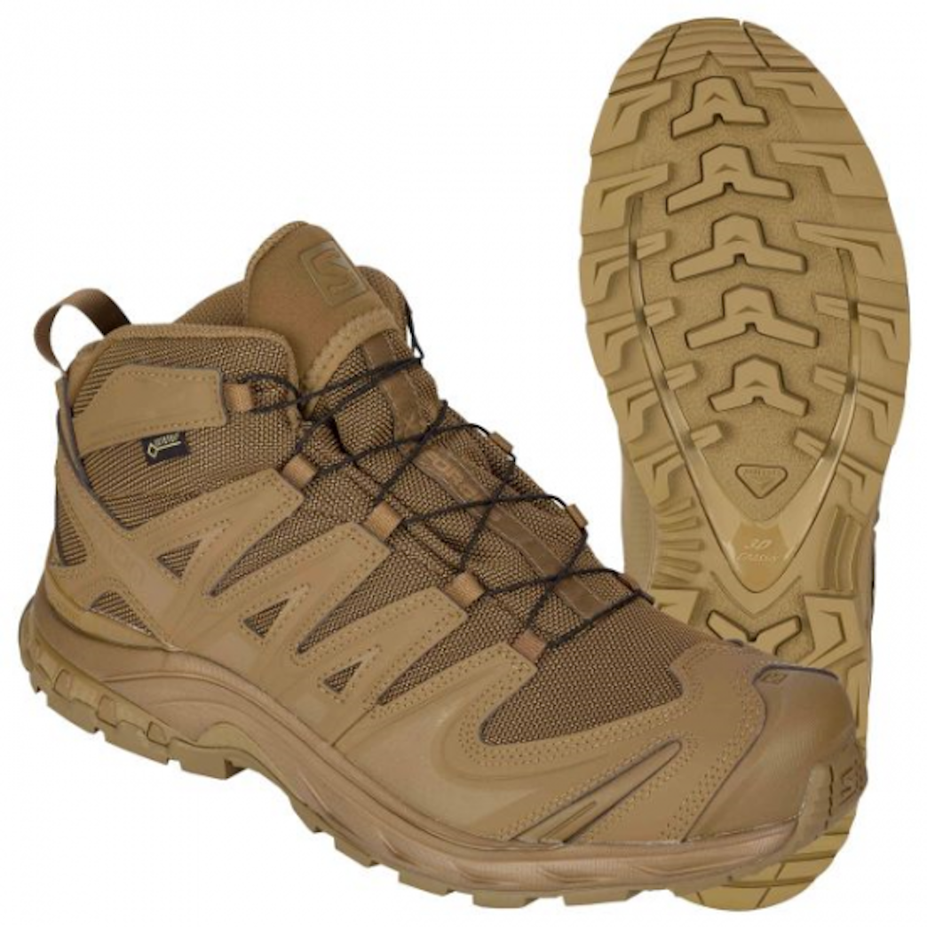 SALOMON XA FORCES MID GTX Unisex Einsatzschuhe - Coyote Braun