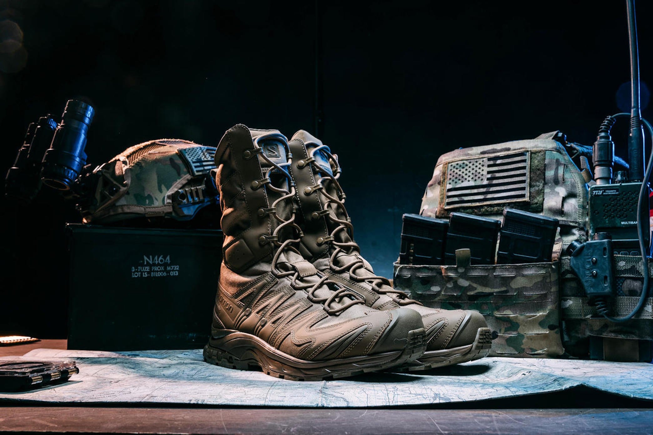 Salomon XA Forces Jungle Unisex Tactical Boots – Coyote – Evelostore