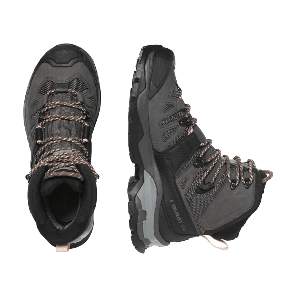 SALOMON QUEST 4 GTX W hiking footwear - grey black - SALOMON - Evelostore
