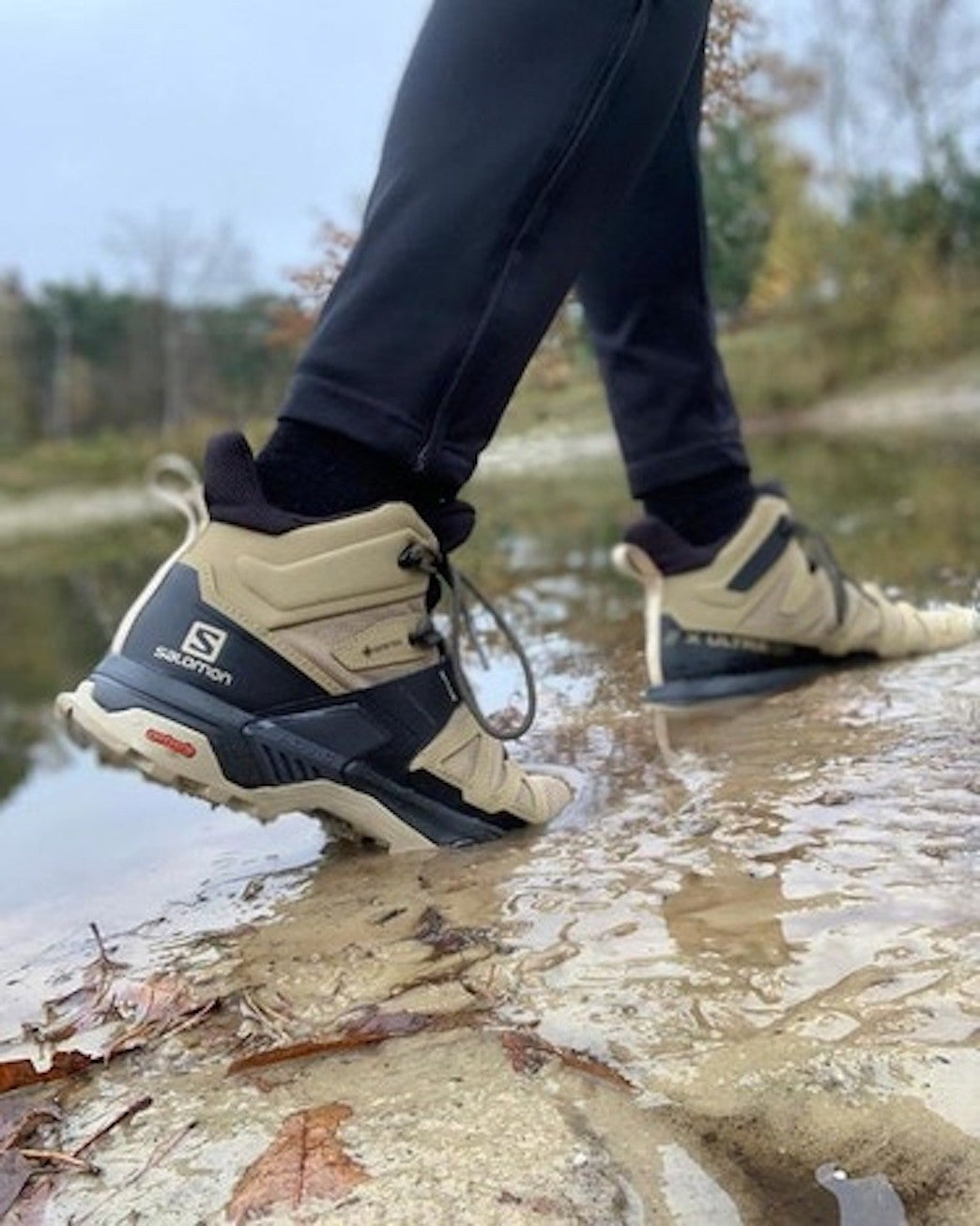 SALOMON X ULTRA 4 MID GTX hiking footwear - brown/black