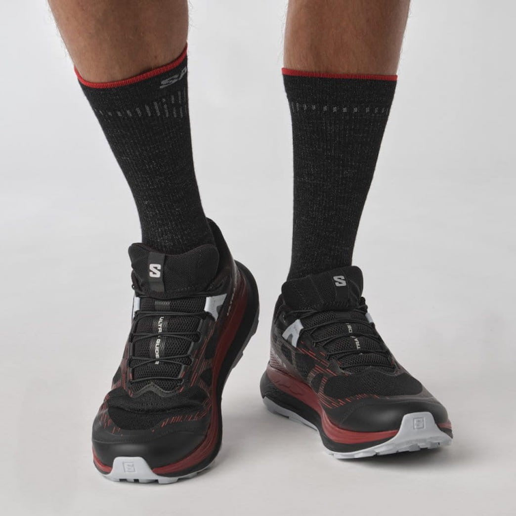 SALOMON ULTRA GLIDE 2 terränglöparskor - röd/svart/grå