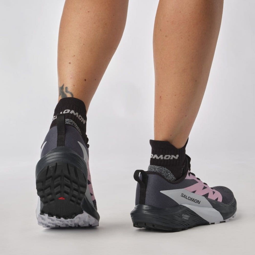SALOMON SENSE RIDE 5 W Trailrunning-Schuhe - schwarz/grau/rosa