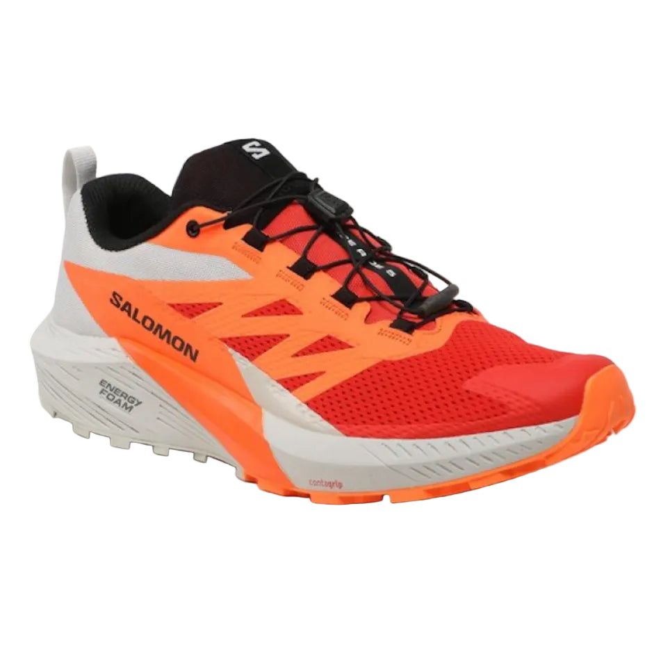 SALOMON SENSE RIDE 5 trailløbesko – grå/orange/rød