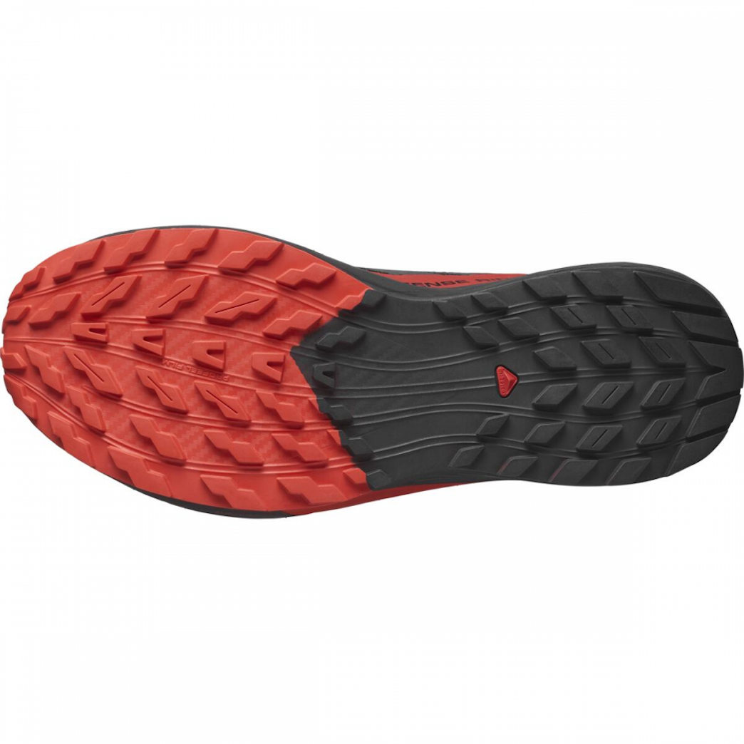Zapatillas de trail running SALOMON SENSE RIDE 5 - negro/rojo