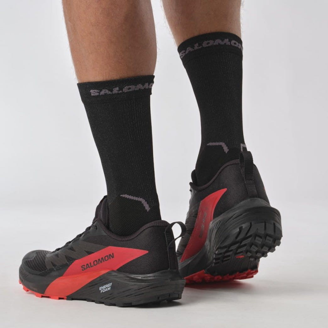Zapatillas de trail running SALOMON SENSE RIDE 5 - negro/rojo