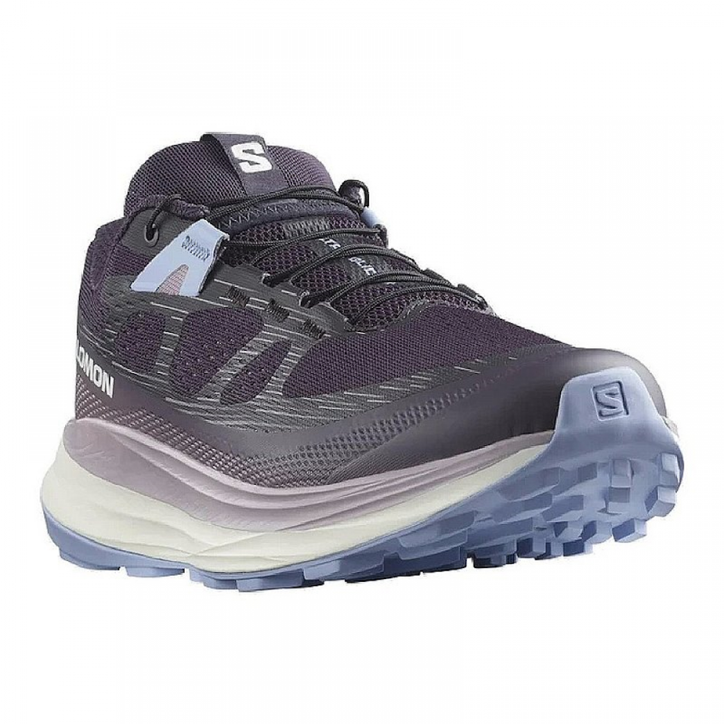 SALOMON ULTRA GLIDE 2 W trail running shoes - violet/light blue/white