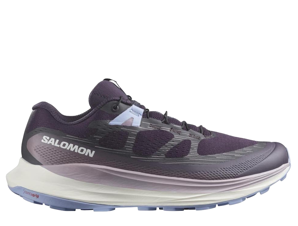 SALOMON ULTRA GLIDE 2 W trail running shoes - violet/light blue/white