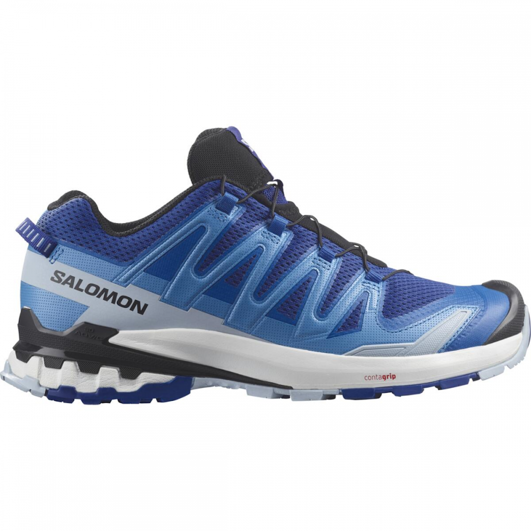 SALOMON XA PRO 3D V9 trail running shoes - blue/white