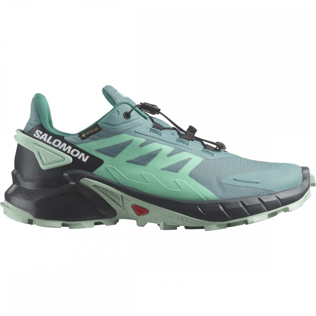 SALOMON SUPERCROSS 4 GTX W Trailrunning-Schuhe - hellblau/schwarz