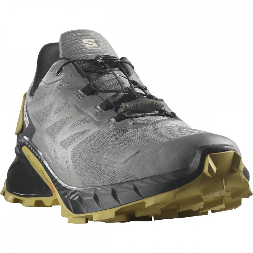 SALOMON SUPERCROSS 4 GTX trail running shoes - grey/brown