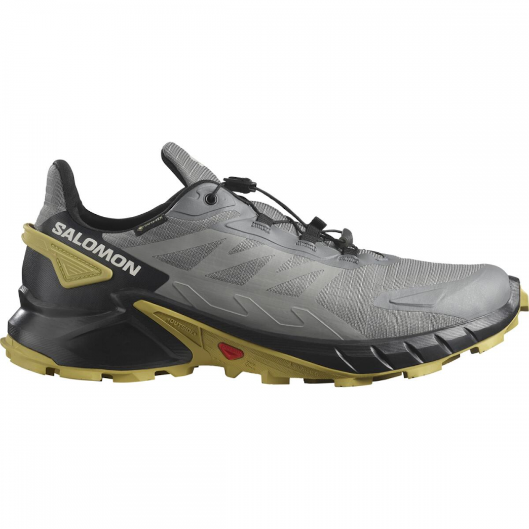 SALOMON SUPERCROSS 4 GTX trail running shoes - grey/brown