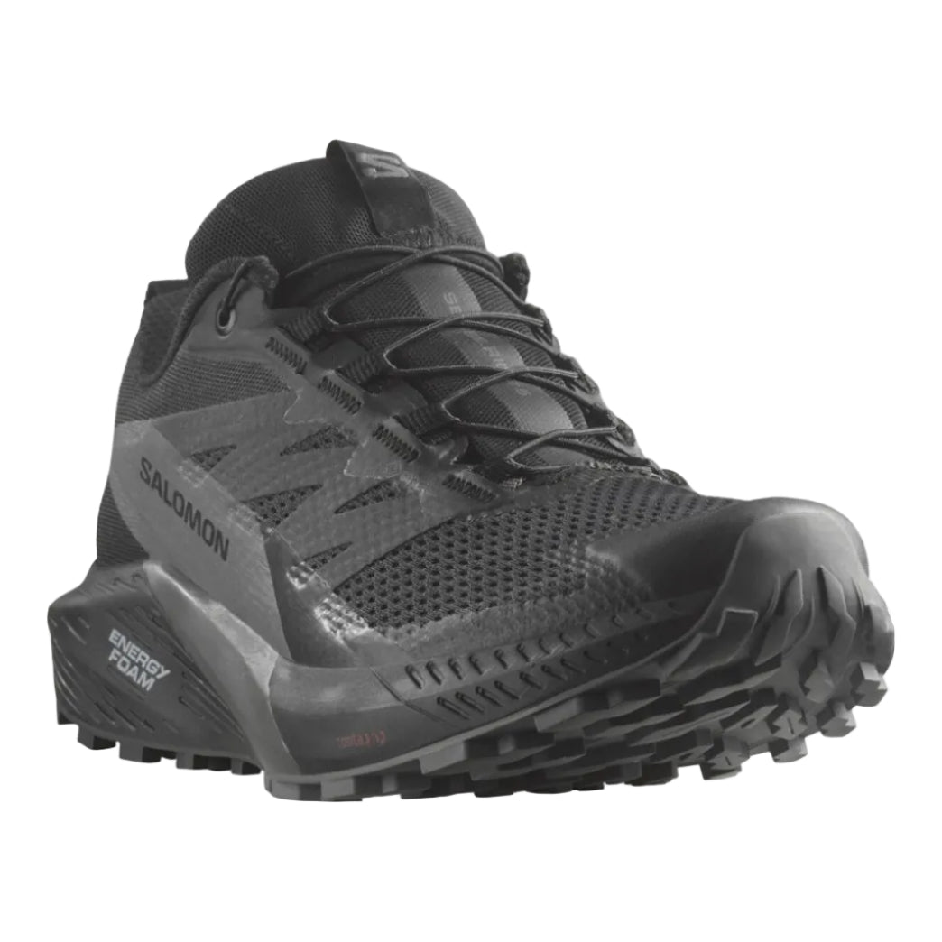 SALOMON SENSE RIDE 5 GTX W trail running shoes - black/dark grey