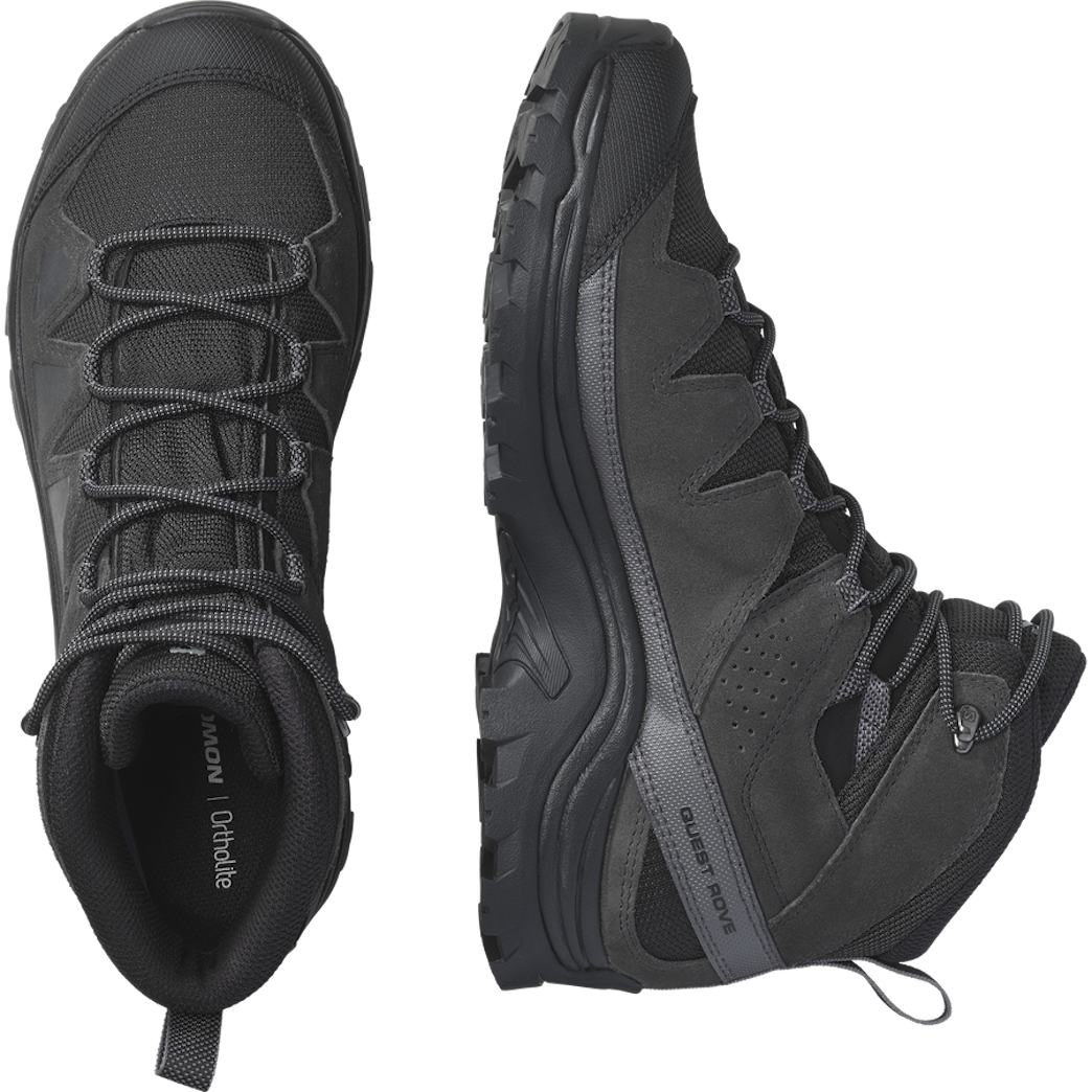 Calzado de senderismo SALOMON QUEST ROVE GTX - negro/gris oscuro