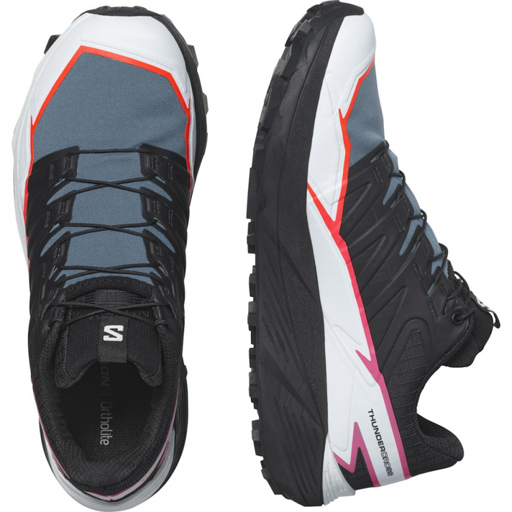 SALOMON THUNDERCROSS W trailsko til trailløb - sort/hvid/lyserød