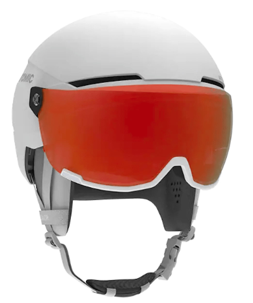 ATOMIC SAVOR VISOR PHOTO ID HD PH C1 - 3 helmet - white w/red - ATOMIC - Evelostore