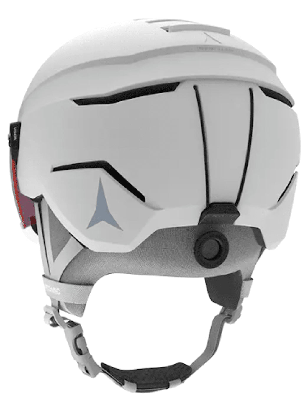 ATOMIC SAVOR VISOR PHOTO ID HD PH C1 - 3 helmet - white w/red - ATOMIC - Evelostore