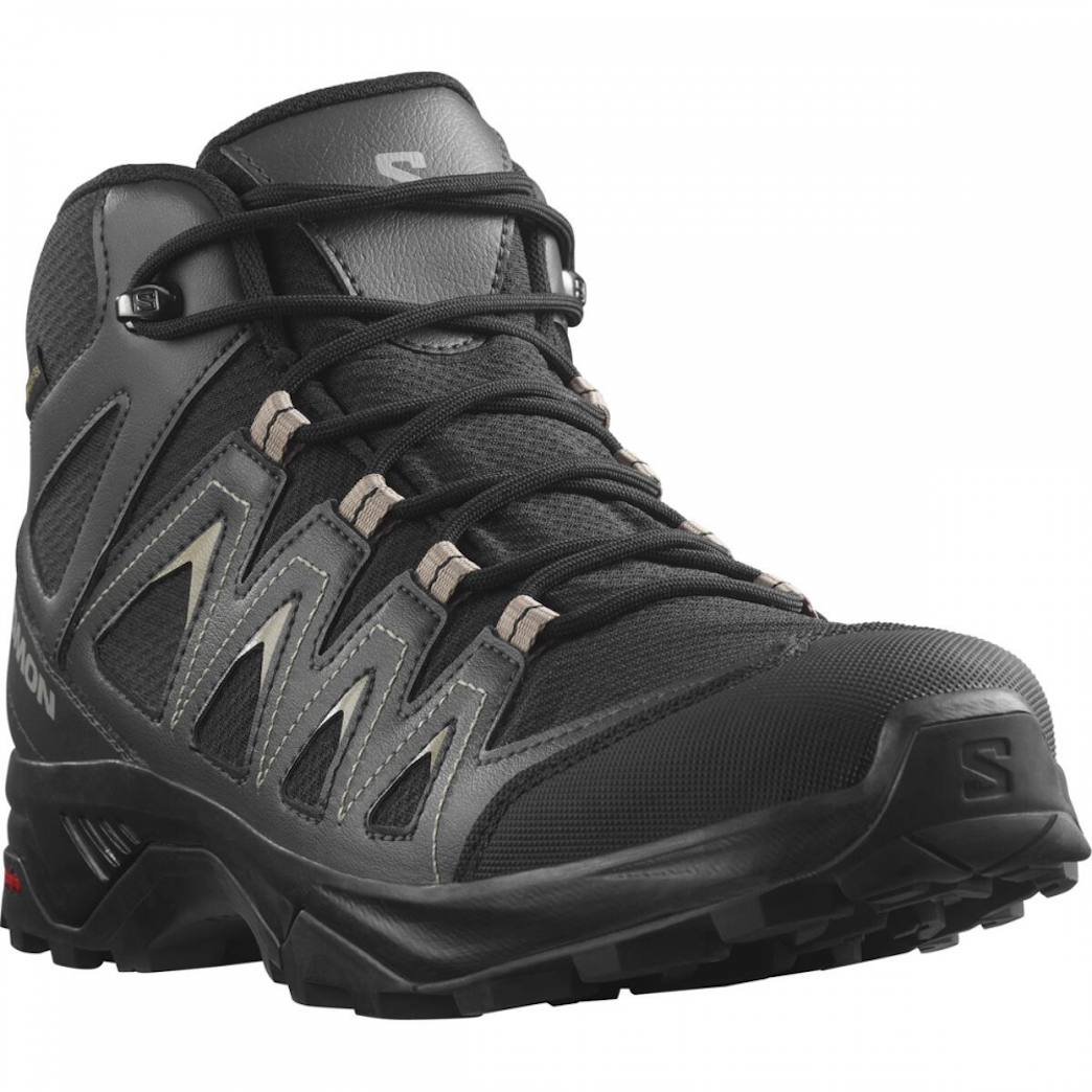 SALOMON X BRAZE MID GTX Wanderschuhe - schwarz/grau
