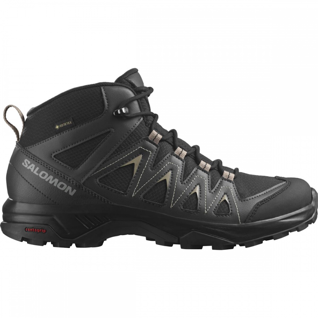 SALOMON X BRAZE MID GTX Wanderschuhe - schwarz/grau