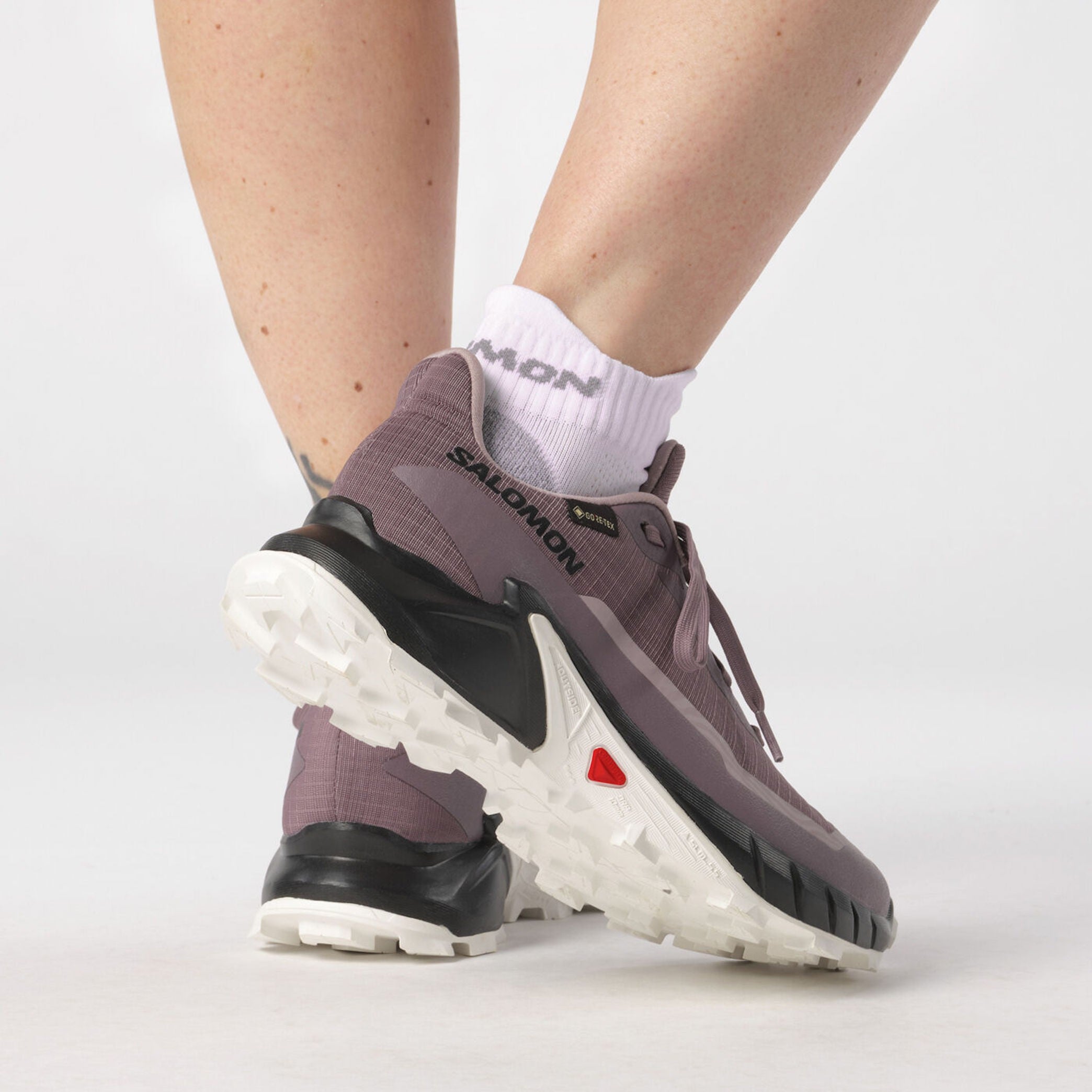 Zapatillas de trail running SALOMON ALPHACROSS 5 GTX W - violeta/blanco/negro
