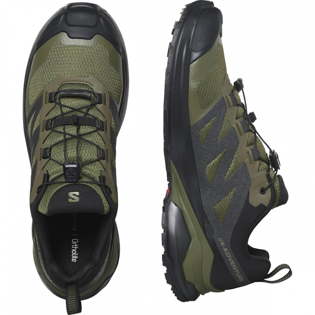 SALOMON X ADVENTURE skriešanas apavi - green/black