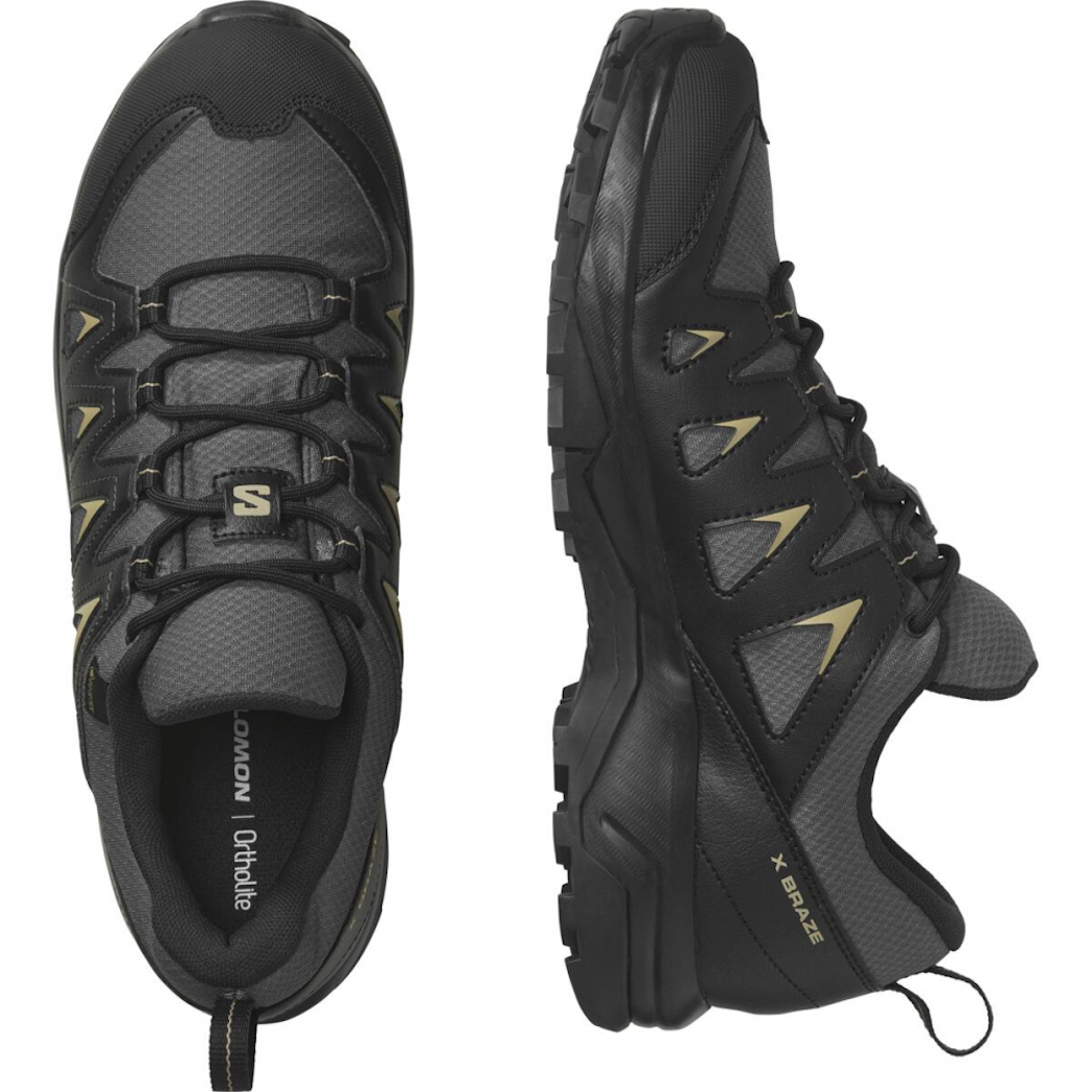 Chaussures de randonnée SALOMON X BRAZE GTX - noir/gris