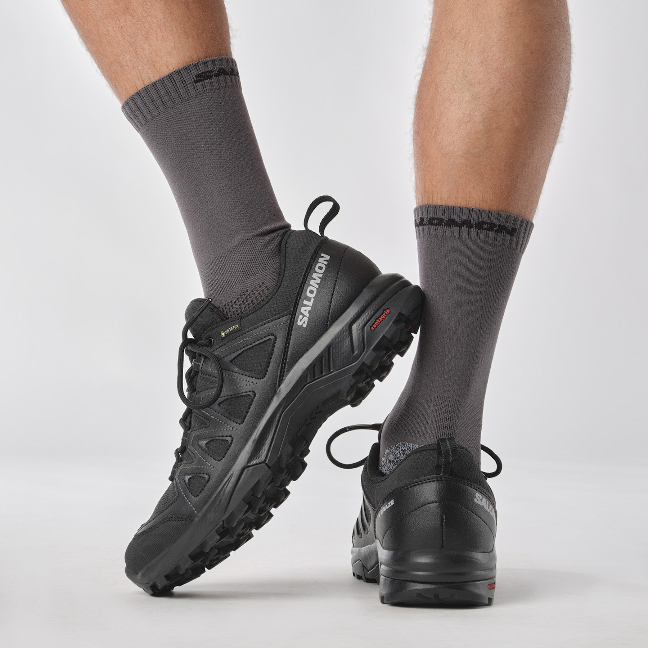 SALOMON X BRAZE GTX Wanderschuhe - schwarz