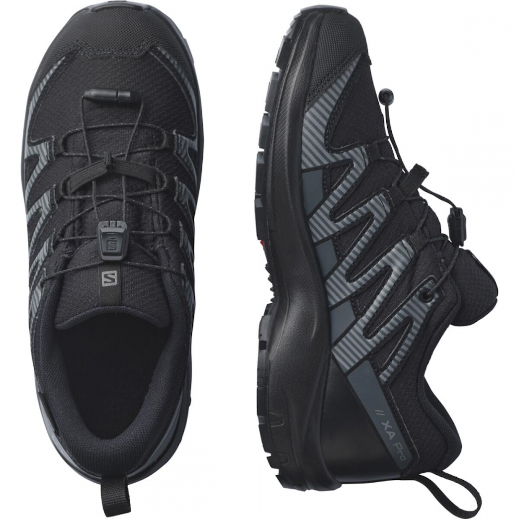 SALOMON XA PRO V8 CSWP J Trailrunning-Schuhe - Schwarz/Grau
