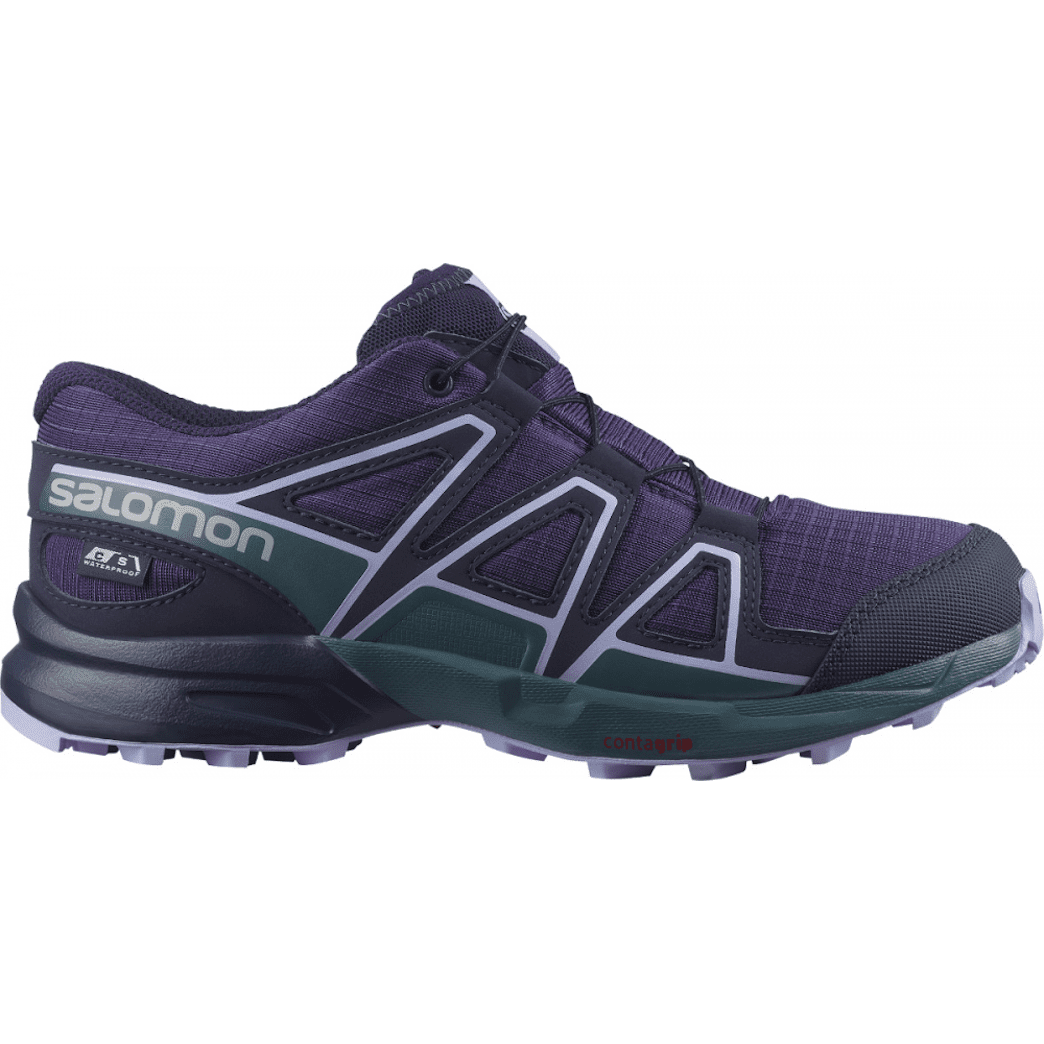 SALOMON SPEEDCROSS CSWP J trail running shoes - violet/pink/blue - SALOMON - Evelostore