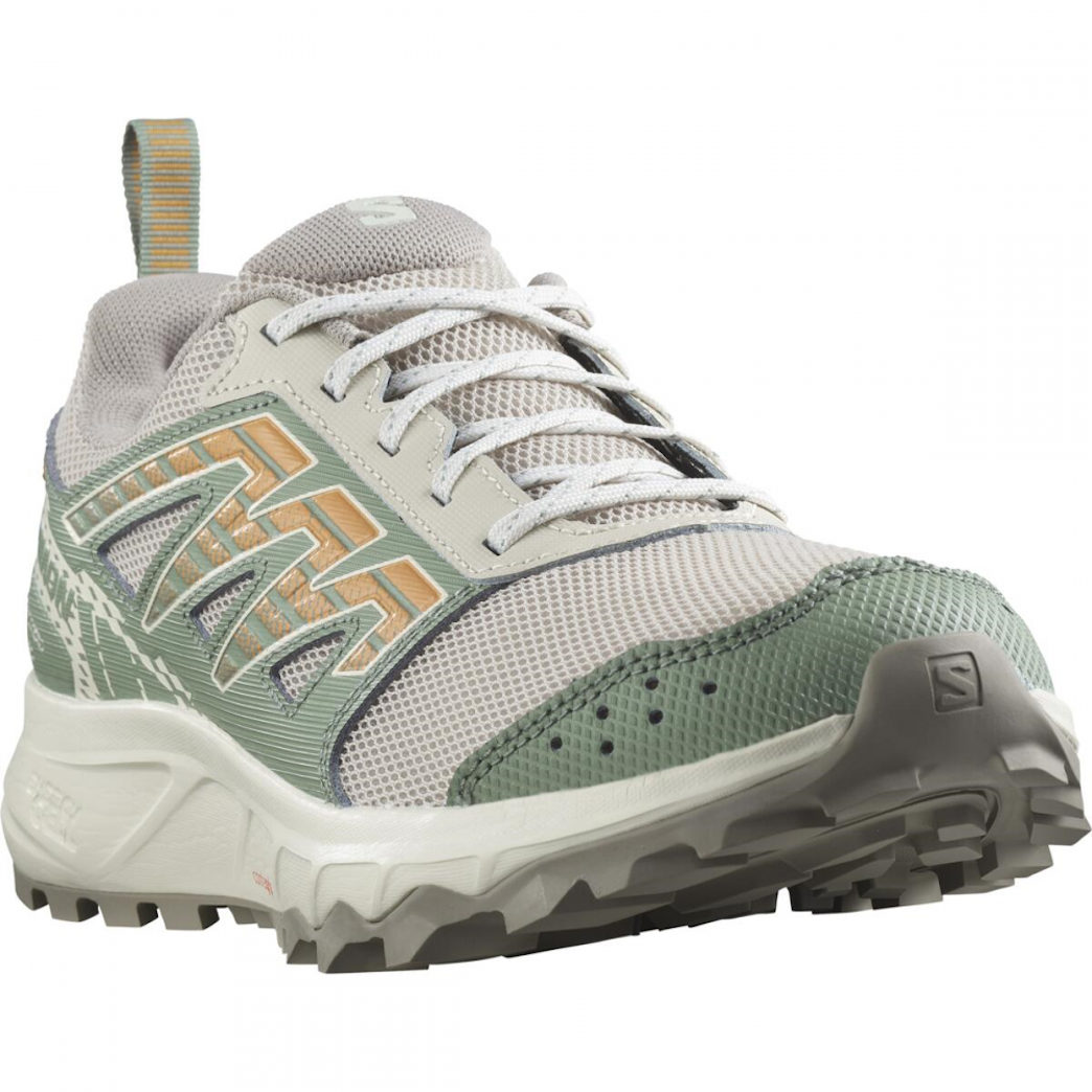SALOMON WANDER W pārgājiena apavi - green/grey/orange