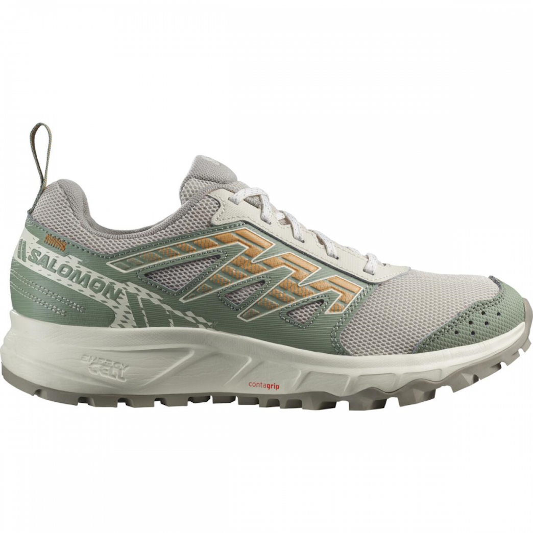 SALOMON WANDER W pārgājiena apavi - green/grey/orange