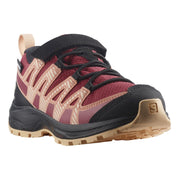 SALOMON XA PRO V8 CSWP K trail running shoes - black/peach/red