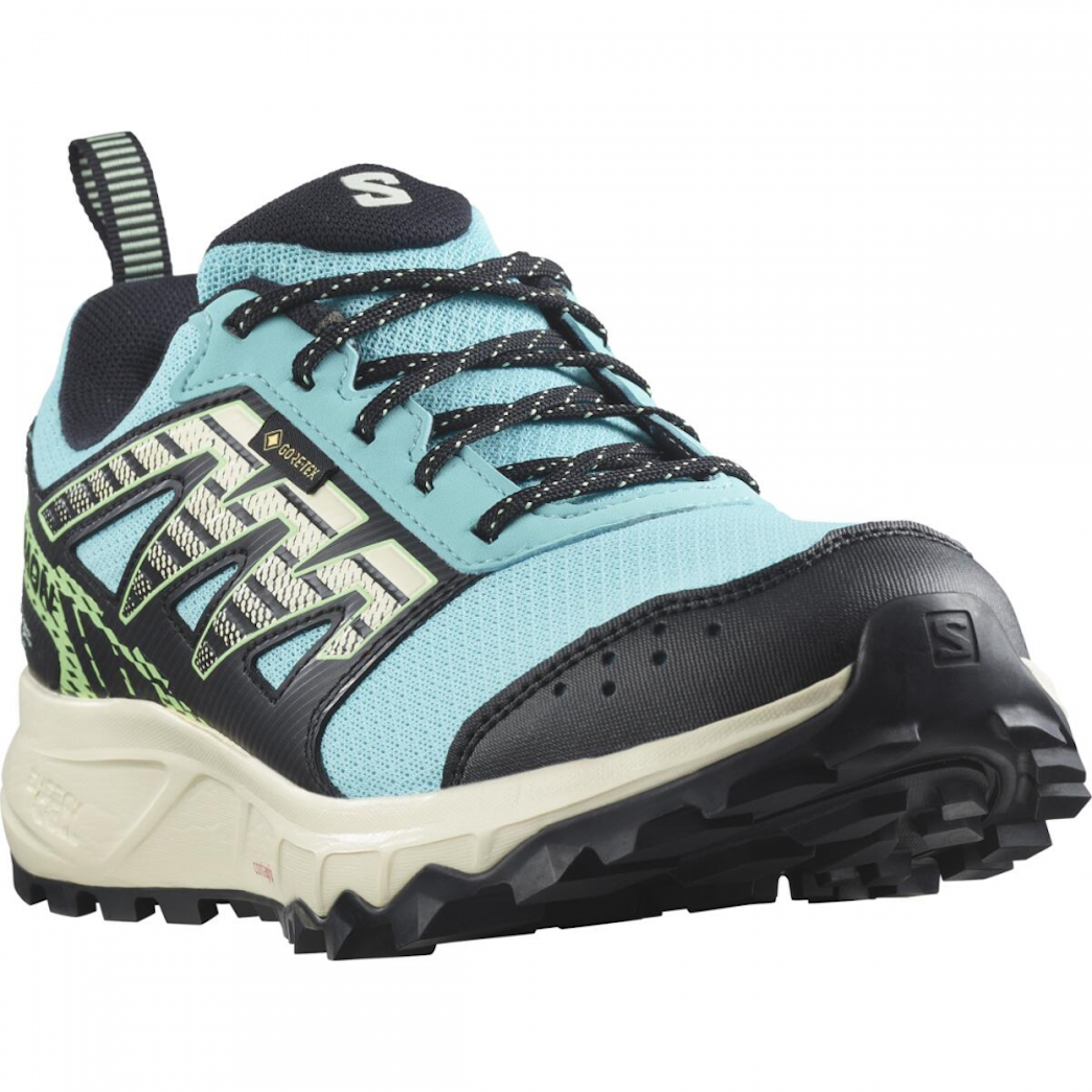 Zapatillas de trail running SALOMON WANDER GTX W - azul/verde/negro