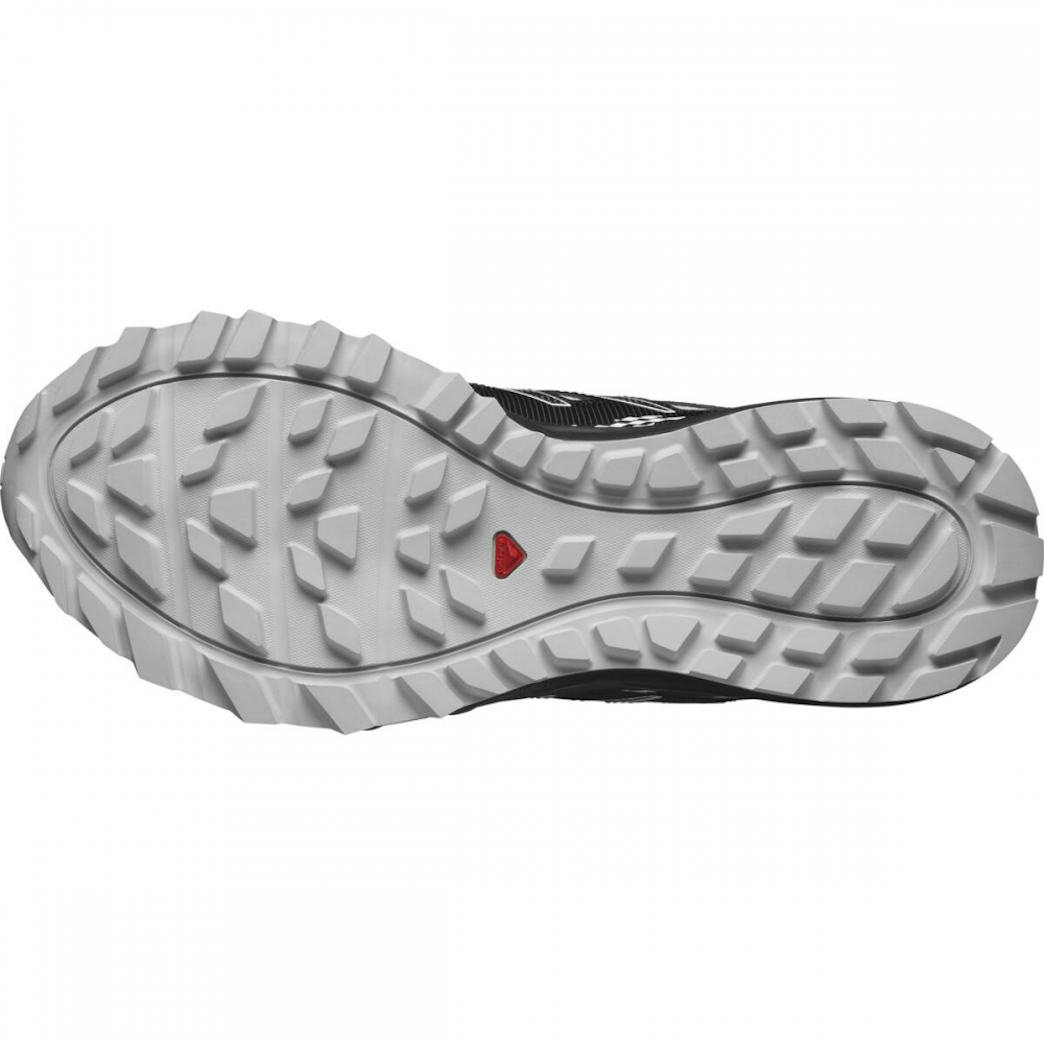 SALOMON WANDER Trailrunning-Schuhe - Grau/Weiß/Schwarz