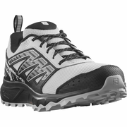 SALOMON WANDER Trailrunning-Schuhe - Grau/Weiß/Schwarz