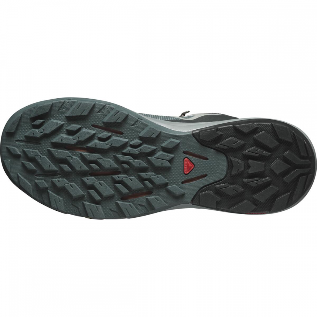 Chaussures de trail SALOMON OUTPULSE MID GTX - gris/vert foncé