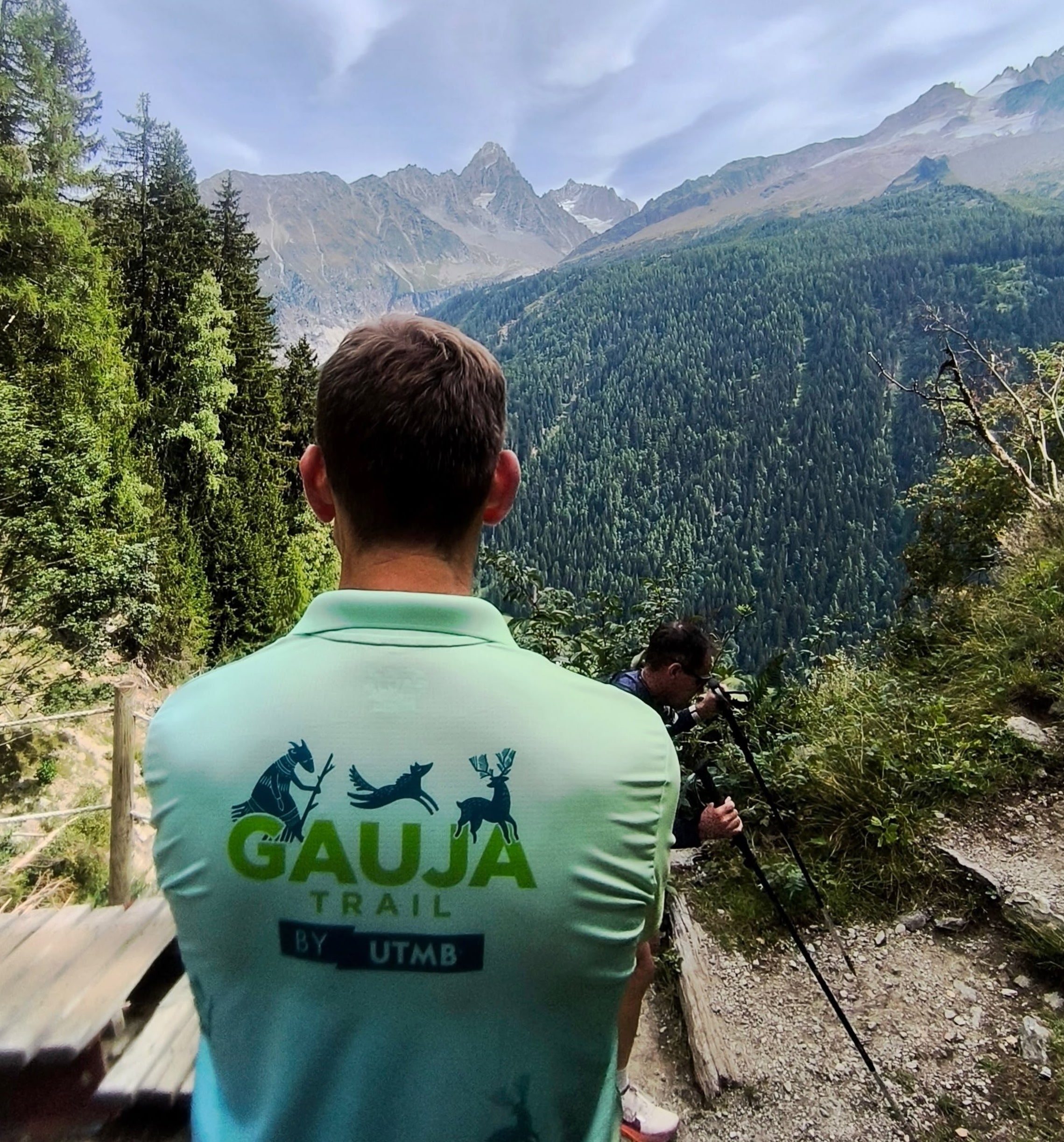 Gauja Trail by UTMB | Technical Polo Shirt - light blue/green