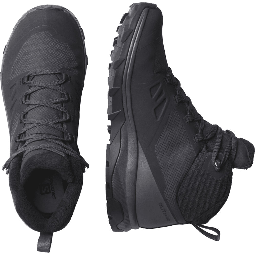 SALOMON OUTSNAP CS WP W winter shoes - black - SALOMON - Evelostore